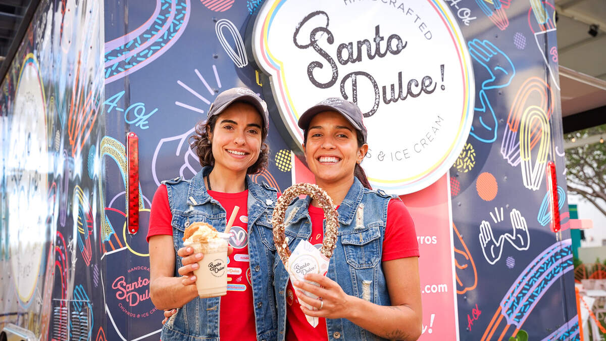 Entrepreneurs Yule Núñez and Laura Luque founded Santo Dulce! Churros and Ice Cream eight years ago with the goal of drawing inspiration from the churros of Latin American countries and Spain while adding a unique Miami touch. They are featuring special churros inspired by the flavors of countries competing in the World Cup.